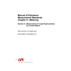 API MPMS Chapter 5.6 (R2013)