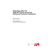 API Std 6A718:2009