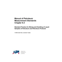 API MPMS Chapter 8.3:2025