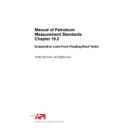 API MPMS Chapter 19.2:2012