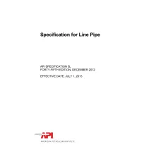 API Spec 5L:2012