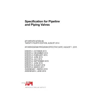API Spec 6D:2014