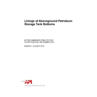API RP 652:2014