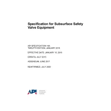 API Spec 14A (R2020)