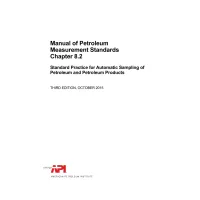 API MPMS Chapter 8.2:2015