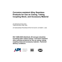 API Spec 5CRA:2025