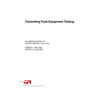 API Spec 10F:2018