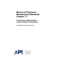 API MPMS Chapter 7.1:2024