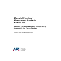 API MPMS Chapter 10.9:2024