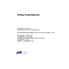 API Spec 13A:2019