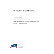 API Spec 7-1 Second Edition
