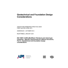 API RP 2GEO (R2021)