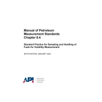 API MPMS Chapter 8.4:2024
