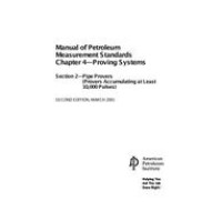 API MPMS Chapter 4.2:2001