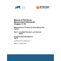 API MPMS Chapter 17.10 Part 2
