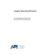 API RP 584 Second Edition