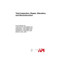 API Std 653:2001